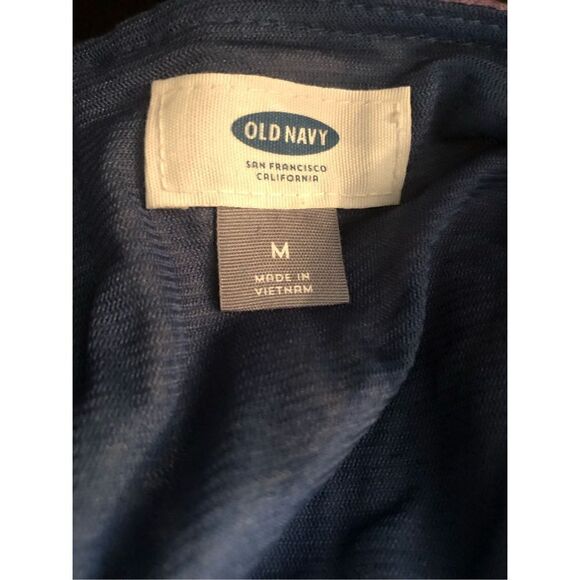 Old Navy blue mini boho floral blue dress M - Picture 10 of 13